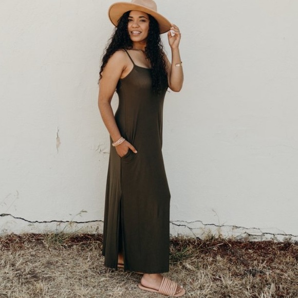 Carly Jean Los Angeles Dresses & Skirts - CJLA Stella Straight Cut Maxi Dress